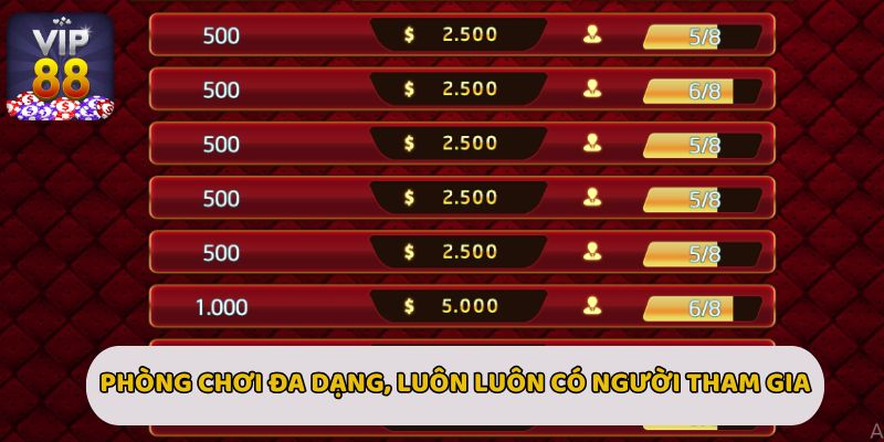 Hệ thống phòng chơi 3 Cây luôn luôn đa dạng và phong phú không tưởng